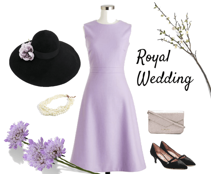Lavender wedding guest