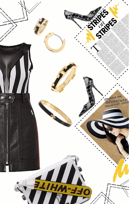 strip the runway with stripes