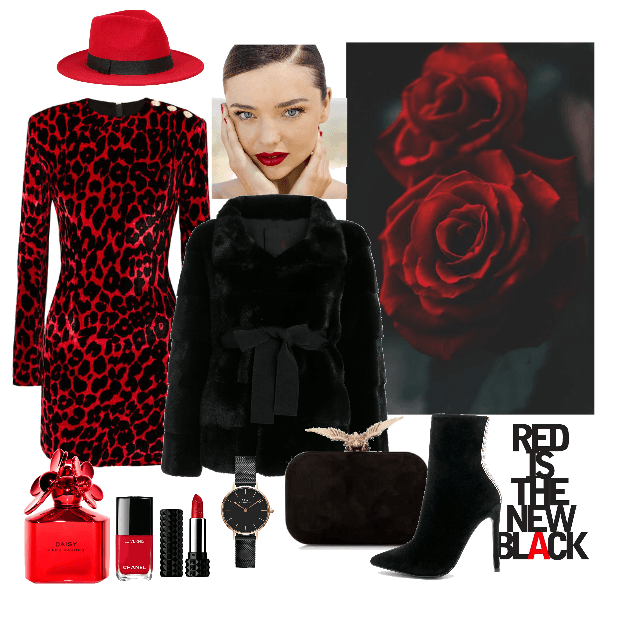 Red and black -with Fax