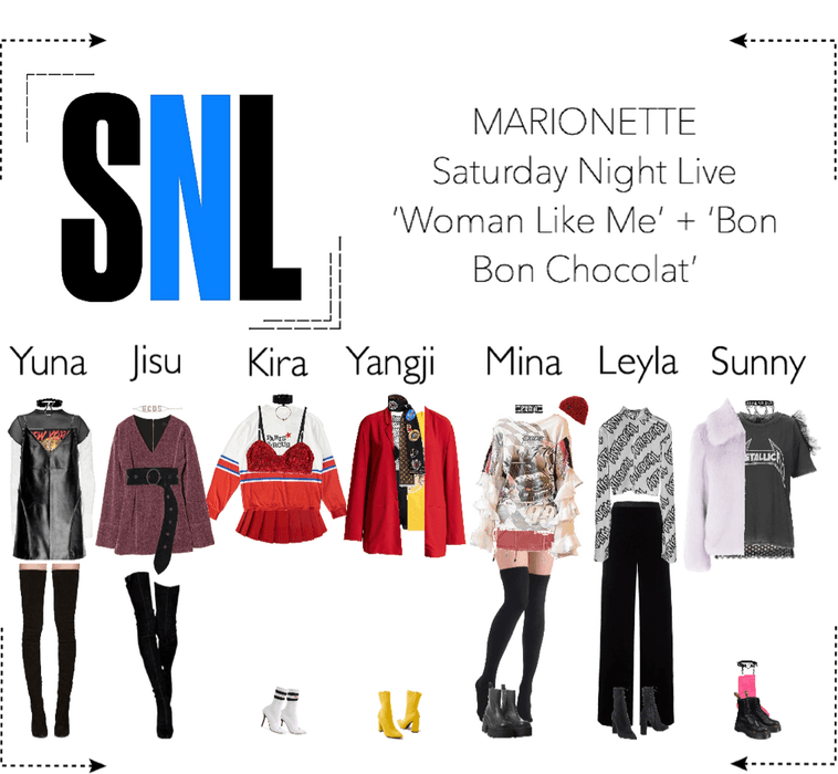 MARIONETTE (마리오네트) Saturday Night Live | ‘Woman Like Me’ + ‘Bon Bon Chocolat’