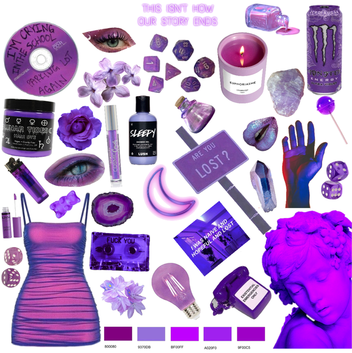 Neon Purple Dreams