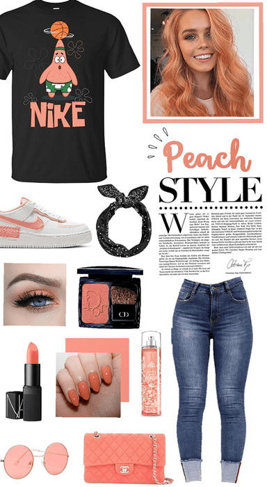 Peach style 🍑🖤