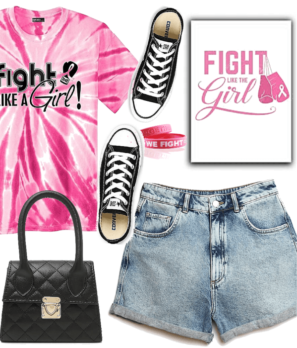 Fight like a girl. Breast cancer awareness