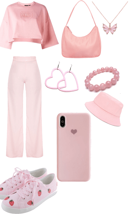 pink outfit