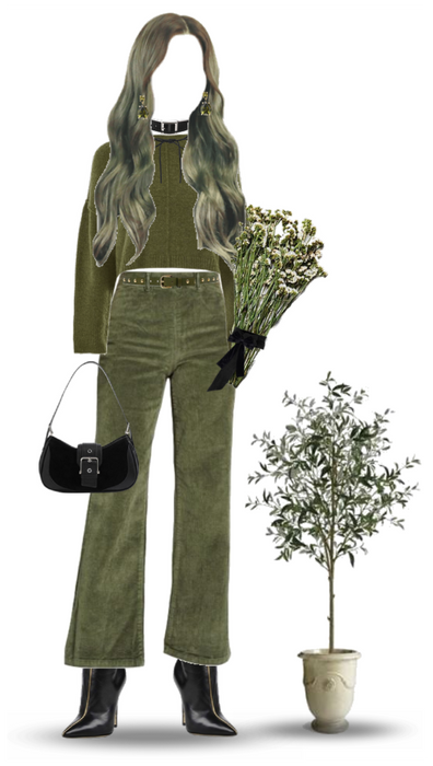 Olive Green Model