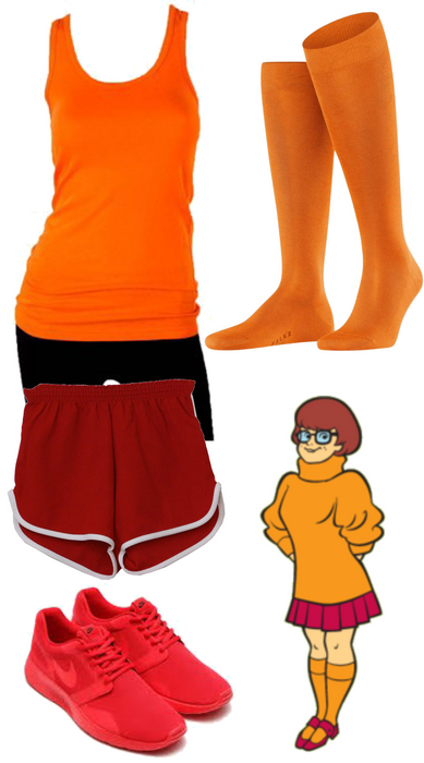 Velma Inspired Workout Outfit
