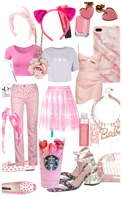 Going cute and girly style♡