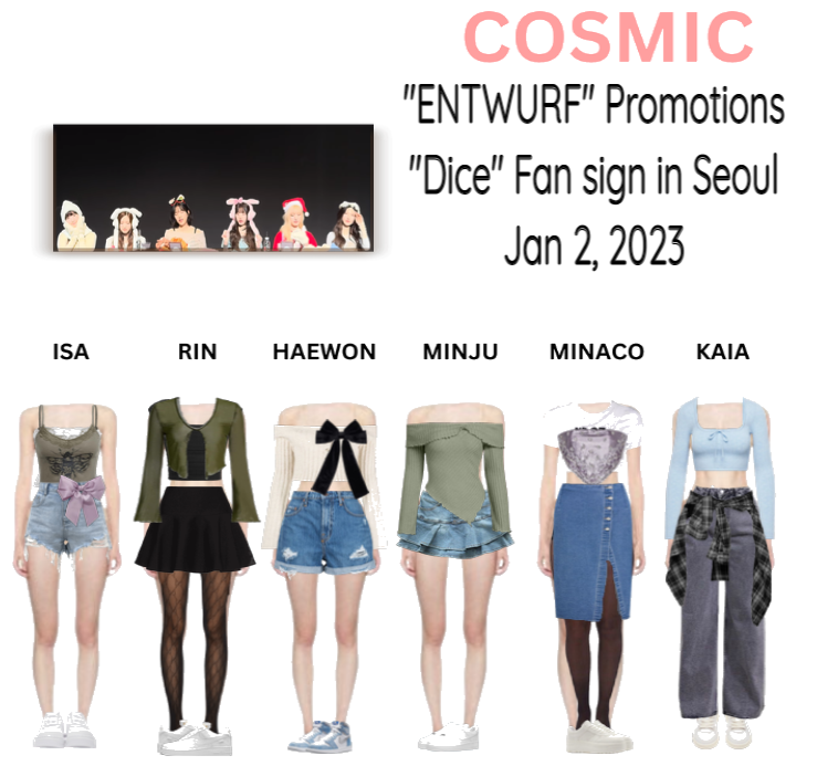 Cosmic (우주) 'Dice' Fan Sigh