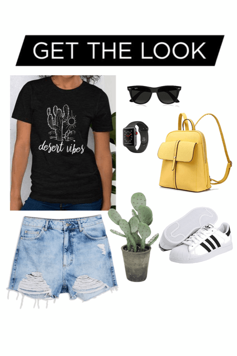 Graphic Tee Desert Vibes Outfit