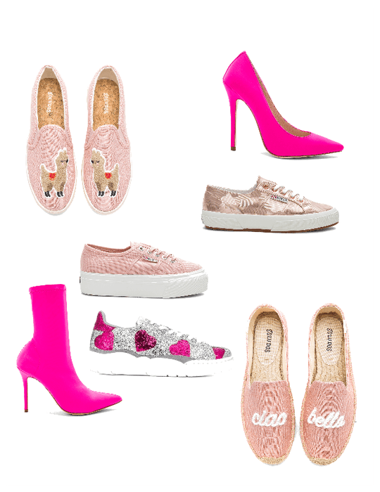 Pink shoe love
