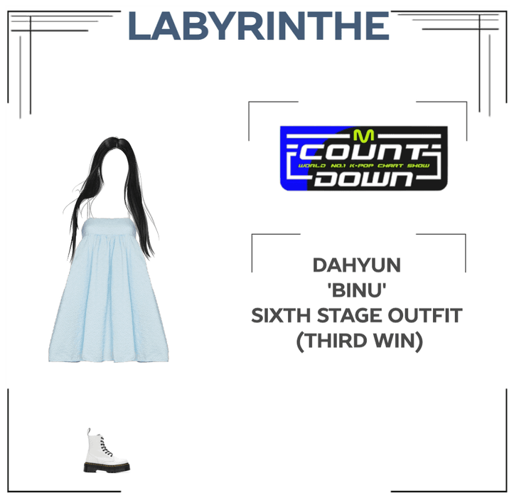Dahyun 'binu' sixth stage outfit