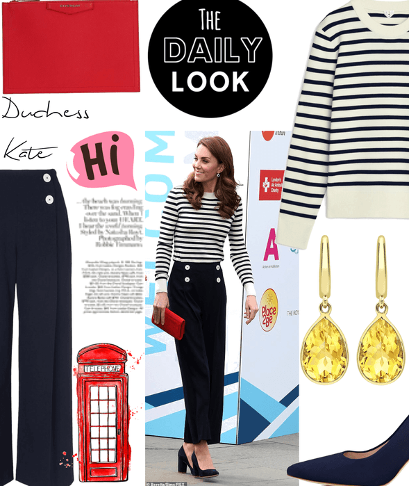 The Daily Look- Duchess Kate in Nautically Inspired