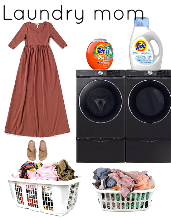 The laundry mom