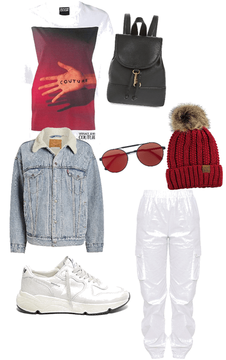 Red & White Casual