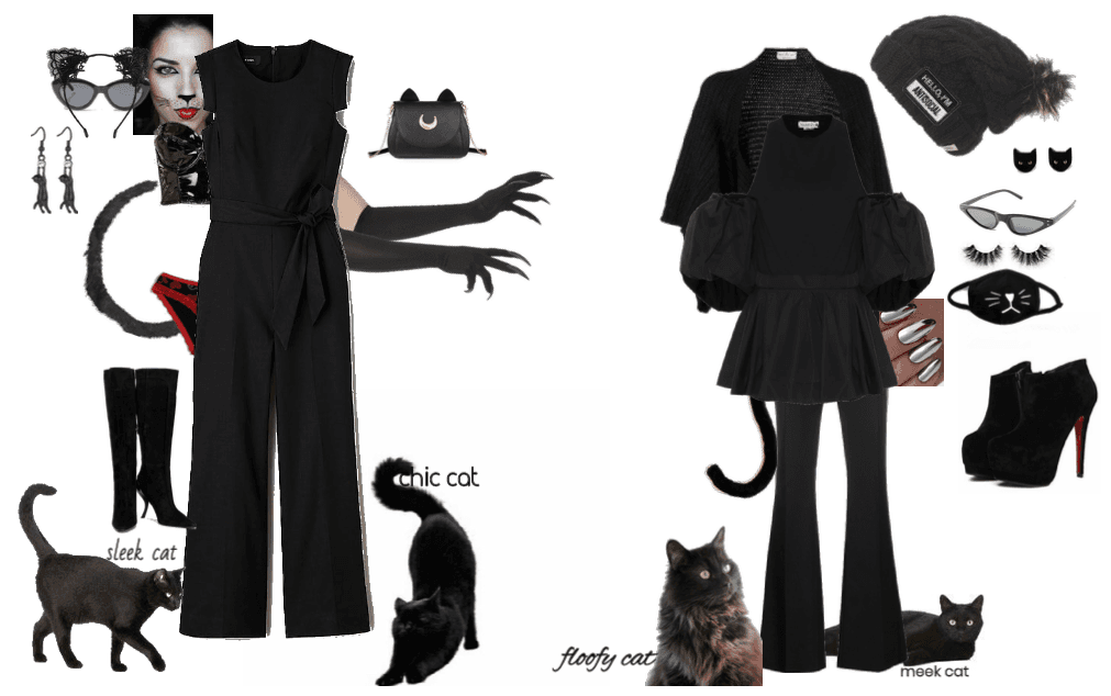 black catsuit