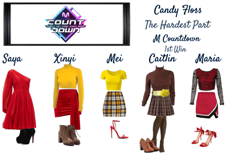 CANDY FLOSS- M Countdown "The Hardest Part"