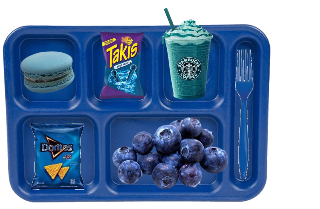 Blue lunch day