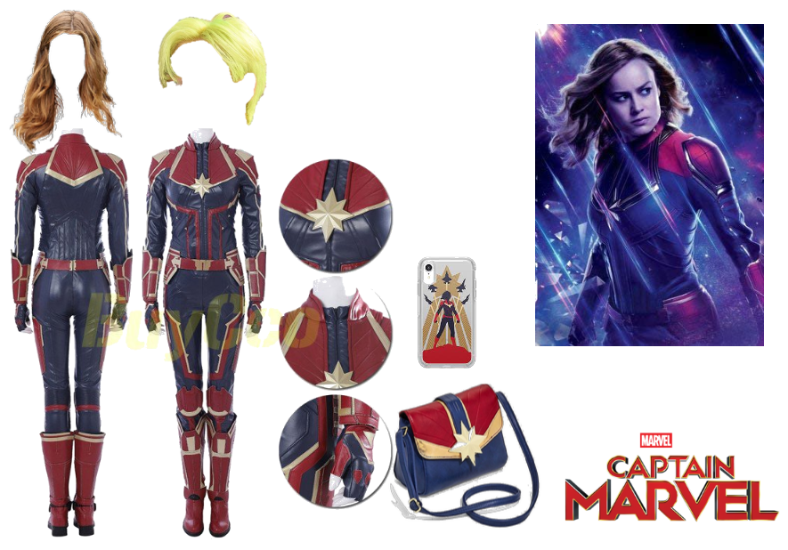 Captain Marvel Movie Inspire Costumes