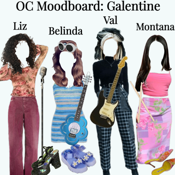 oc moodboard: galentine