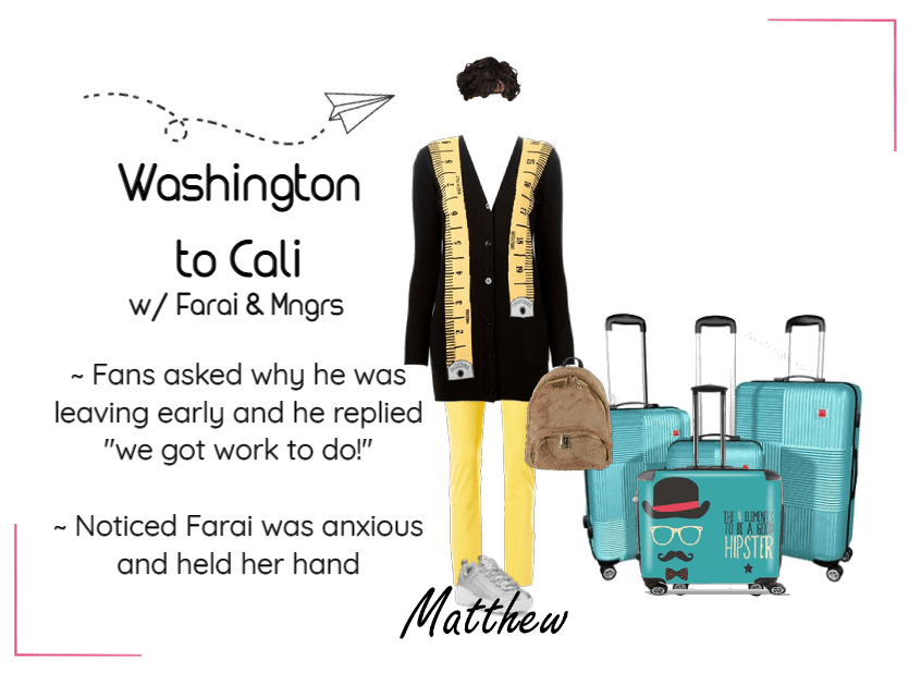 Airport Look Washington to California Matt