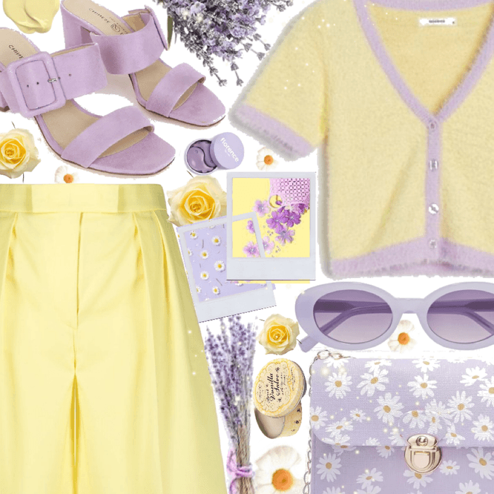 Pastel Yellow And Lavender| Spring is Here