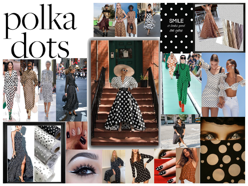 polka dot fashion outfits