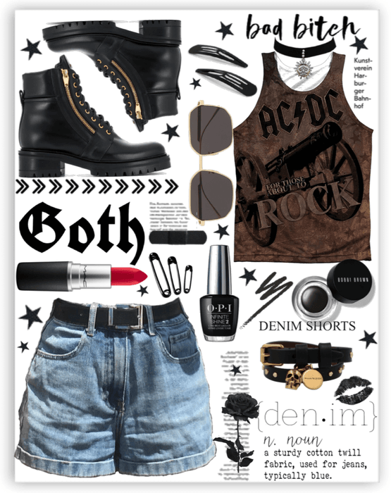 Punk Rock Jean Outfit