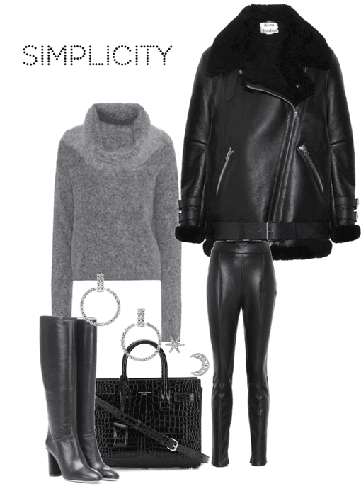Simplicity Black & Grey