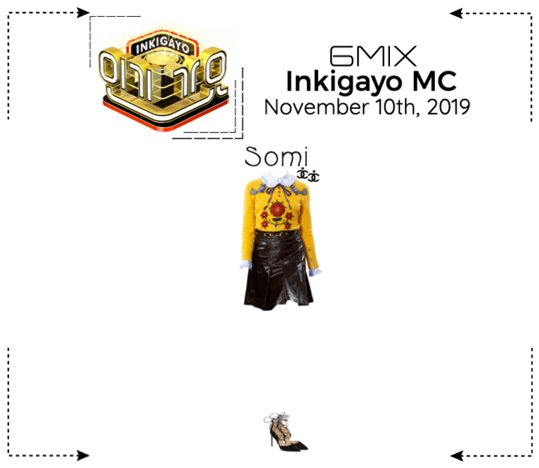 《6mix》Inkigayo MC - Somi