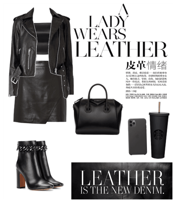 Leather look