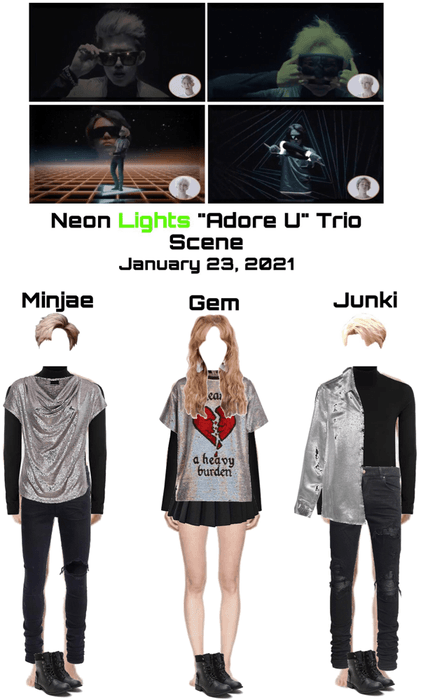 Neon Lights “Adore U” MV Trio Scene