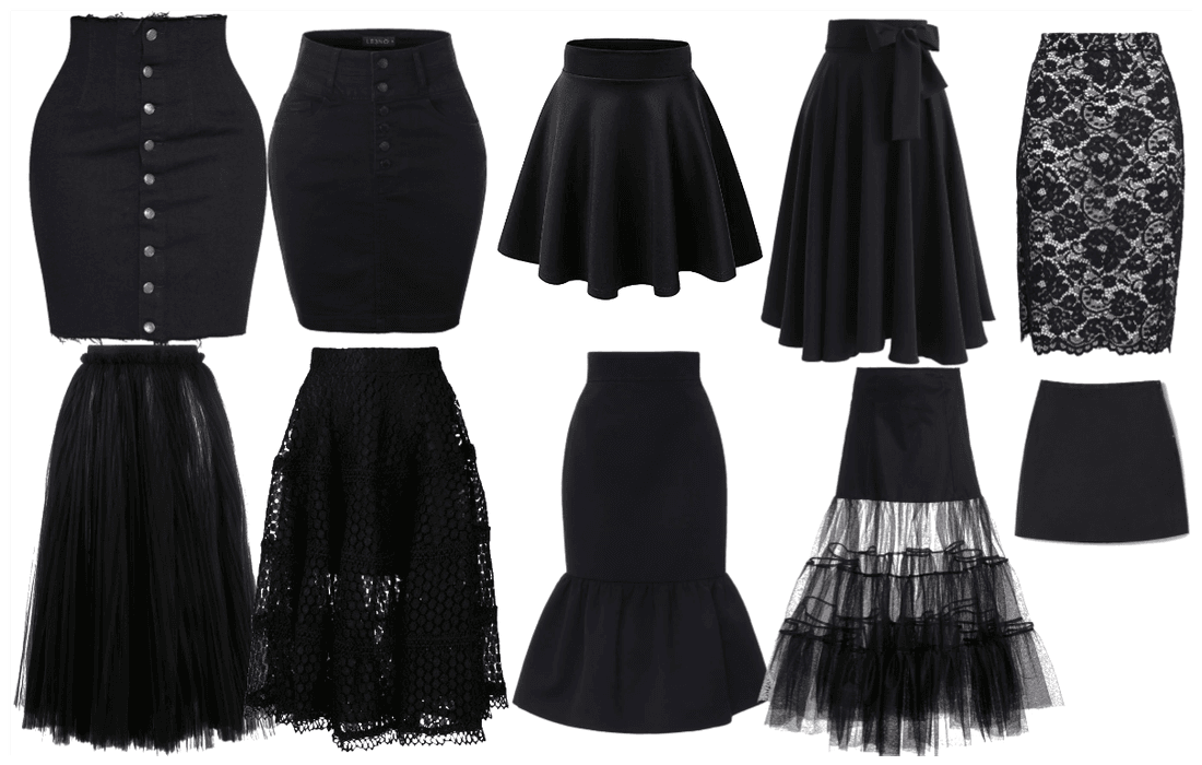 little black skirts