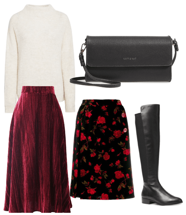 Cold-Weather Skirt Styling