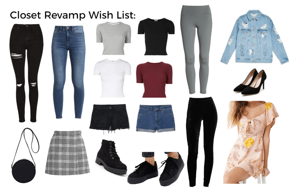 closet revamp wish list