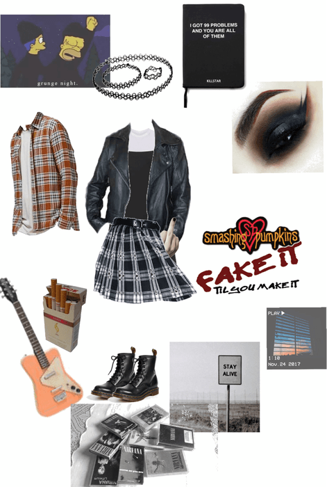 Grunge Aesthetic Outfit Shoplook Sounds perfect wahhhh, i don't wanna. grunge aesthetic outfit shoplook