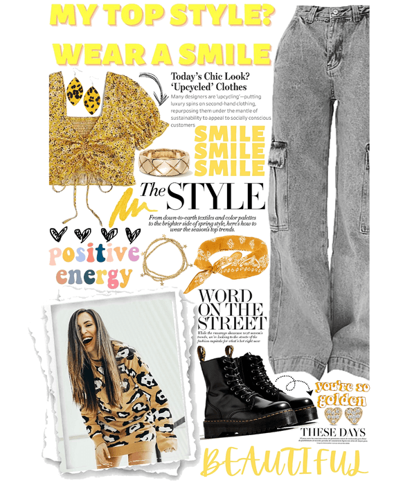 my top style? wear a smile 😊💛