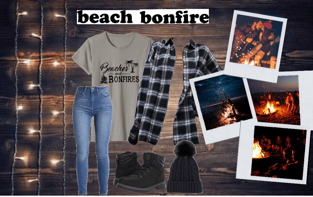 🌅🔥🏝 beach bonfire memories 🏝🔥🌅