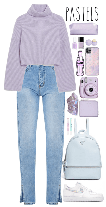 Pastels (Lilac and baby blue)