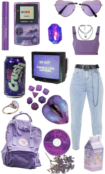 purple person