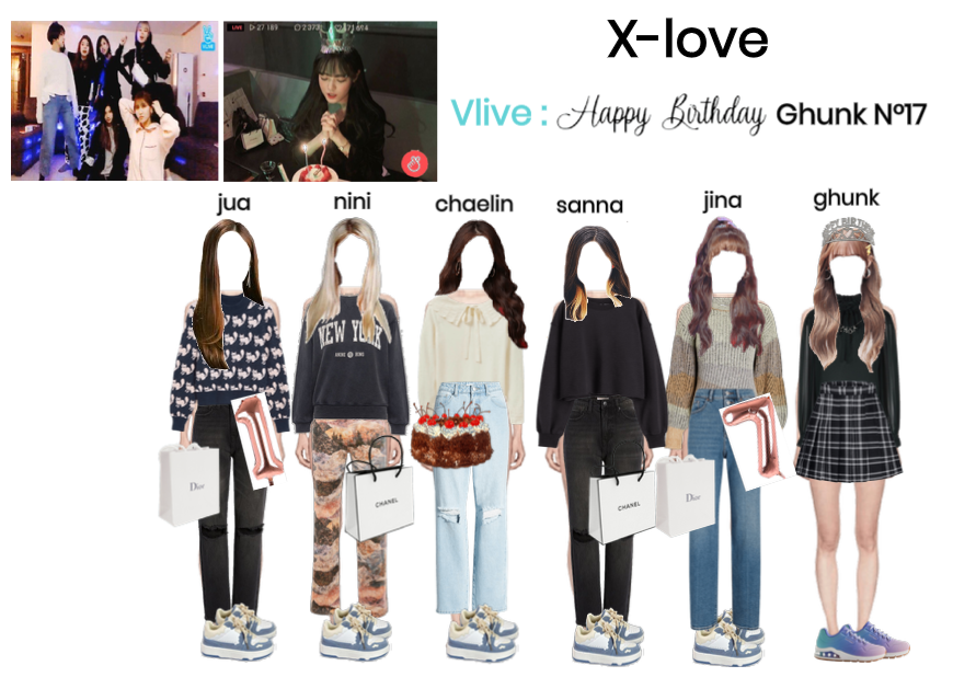 X-love Vlive happy birthday Ghunk