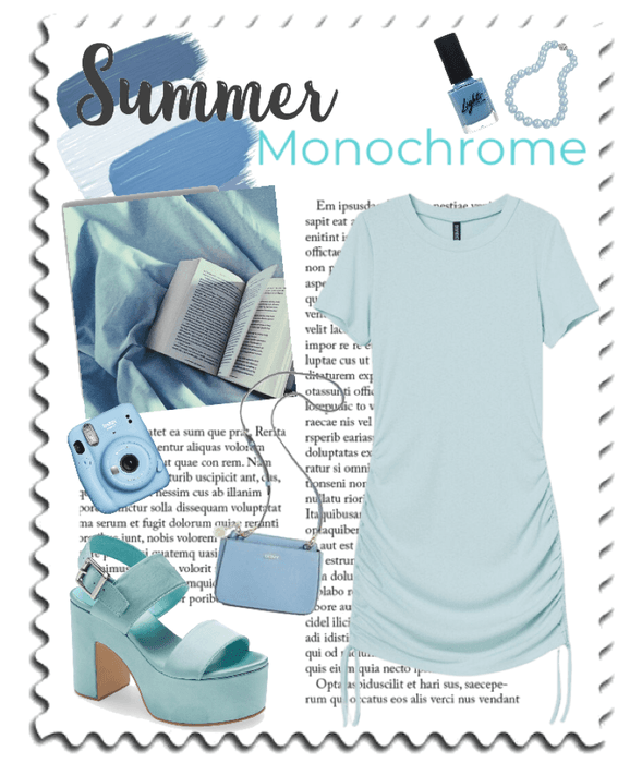Blue Summer Monochrome