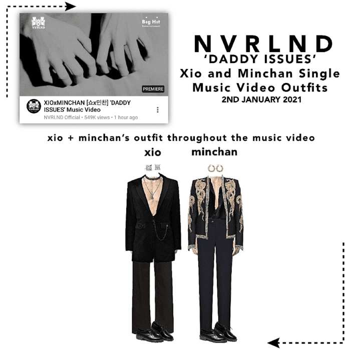 NVRLND [못나라] ‘DADDY ISSUES’ Music Video Outfits