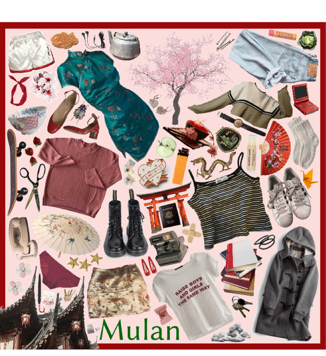 Mulan Moodboard