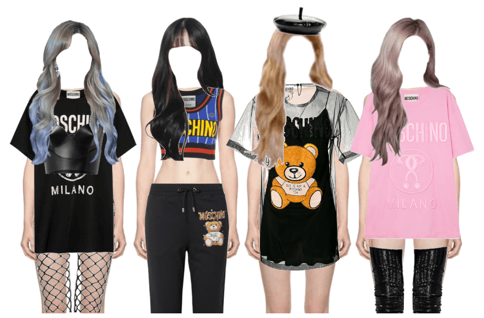Kpop Inspired Moschino Outfits