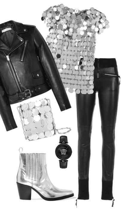 Sequins And Leather
