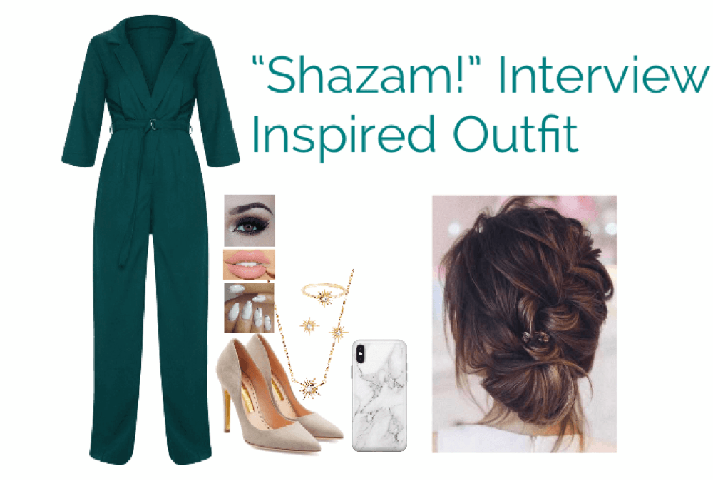 “Shazam!” Interview Inspired Outfit
