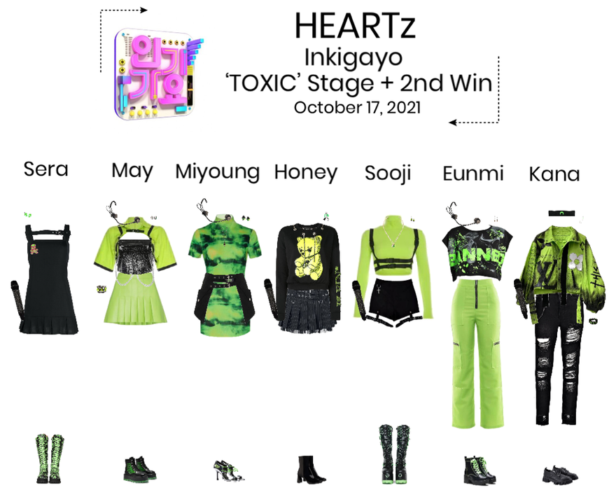 HEARTz//‘TOXIC’ Inkigayo Stage + 2nd Win