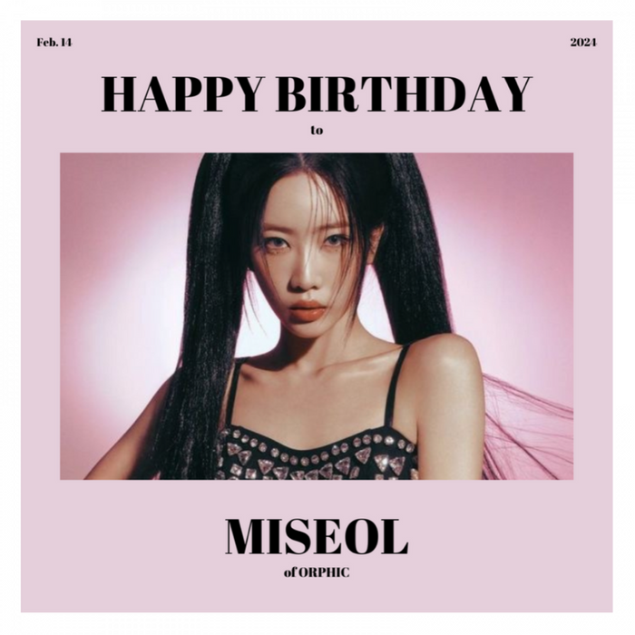 ORPHIC (오르픽) [MISEOL] Birthday Poster