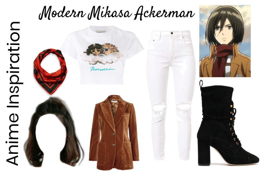 Modern Mikasa Ackerman