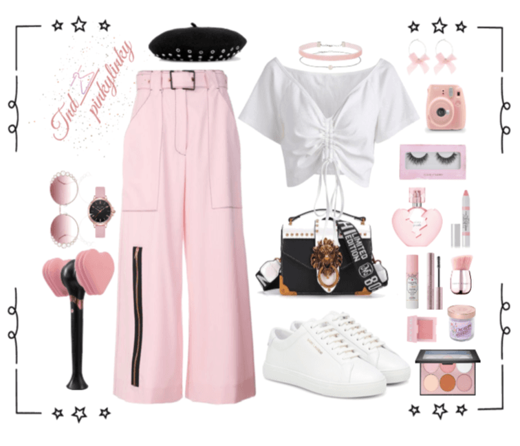 The Combination Of PINK_BLACK_WHITE